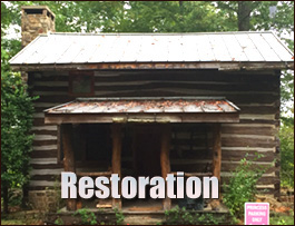 Historic Log Cabin Restoration  Morgan County, Georgia
